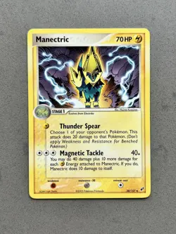 Manectric 38/107 Pokemon EX Deoxys Regular Uncommon English Card NM / Mint - Image 1