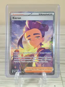 Pokemon TCG Kieran Trainer Prismatic Evolutions Card 174/131 Sir - Image 1