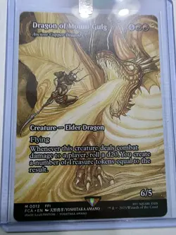 Dragon of Mount Gulg - Ancient Copper Dragon (Showcase) M 12 Regular FF MTG - Image 4