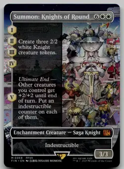 Summon: Knights of Round (Borderless) M FINAL FANTASY 359 NM - Image 1