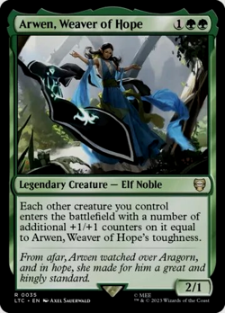 Arwen, Weaver of Hope MTG Rare Lord of the Rings Magic: The Gathering Commander - Image 1