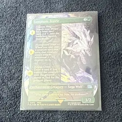 Summon: Fenrir (Borderless) Final Fantasy Foil Near Mint 373 FFXI - Image 3