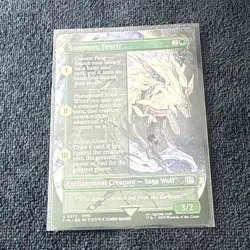 Summon: Fenrir (Borderless) Final Fantasy Regular Near Mint 372 FFXI - Image 3