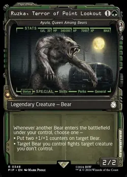Ayula, Queen Among Bears * Ruzka, Terror of Point Lookout FOIL * - PIP Fallout - Image 1