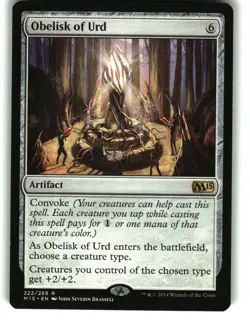 Magic the Gathering - Magic 2015 (M15) Obelisk of Urd 2015 222 Rare - Image 1