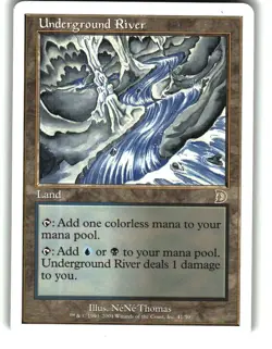 Magic the Gathering - Deckmasters Garfield vs Finkel Underground River 41 Rare - Image 1