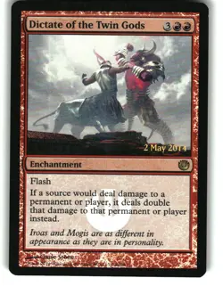 Magic the Gathering - Dictate of the Twin Gods 93 Promo - Image 1
