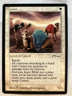 Camel Arabian Nights - 1993 MTG Arabian Nights - Near Mint - Free Shipping! - Image 1