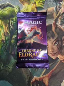 Magic the Gathering Throne Of Eldeaine Booster Pack - Image 1