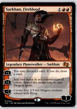 Sarkhan, Fireblood Foundations Jumpstart Regular NM Mythic 0539 - Image 1