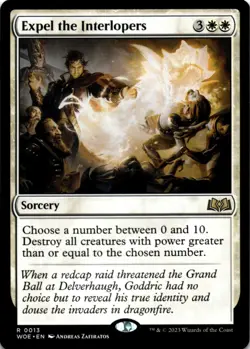 MTG Expel the Interlopers Wilds of Eldraine NM R Magic - Image 1