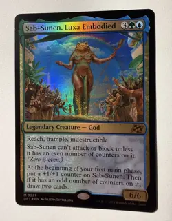 Sab-Sunen, Luxa Embodied M Aetherdrift #221 NM Foil MTG Magic - Image 1