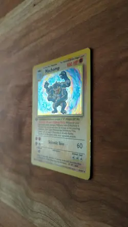 Machamp 008/102 #8 Pokemon TCG Base Set 1st Edition Holo Lightly Played Vintage - Image 5