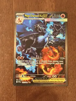Mega Charizard X EX SIR 125/094 (English) Phantasmal Flames Pokemon TCG NM - Image 1