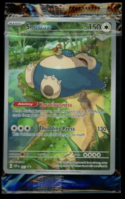 Pokemon Card Snorlax SVP 051 Scarlet & Violet 151 Black Star Promo NM sealed - Image 1