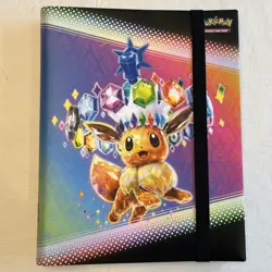 Pokemon TCG Prismatic Evolutions Eevee Binder - Binder Only - Very Good Cond. - Image 1