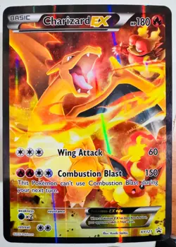 JUMBO CHARIZARD EX XY121 FULL ART POKEMON GENERATIONS BLACK STAR PROMO - Image 1
