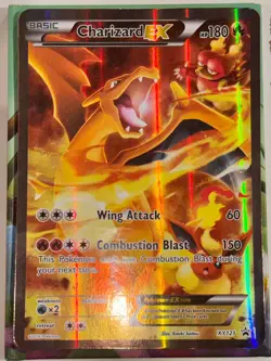 JUMBO CHARIZARD EX XY121 FULL ART POKEMON GENERATIONS BLACK STAR PROMO - Image 2