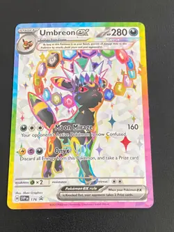 Pokemon TCG Umbreon Ex Espeon Ex Svp 175 176 Promo Pair NM Prismatic Evolution - Image 2