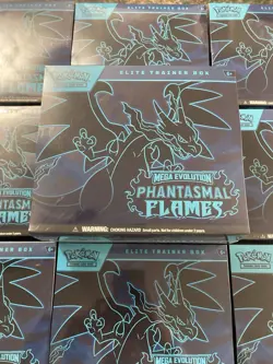 Pokemon Phantasmal Flames Elite Trainer Box ETB Factory Sealed X10 Case Quantity - Image 2