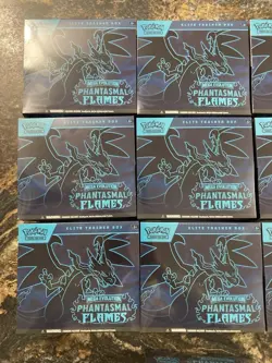 Pokemon Phantasmal Flames Elite Trainer Box ETB Factory Sealed X10 Case Quantity - Image 3