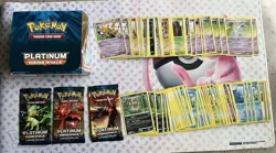 Platinum Rising Rivals Pokemon TCG 2009 Lot Empty Booster Box Packs 155 Cards NM - Image 1