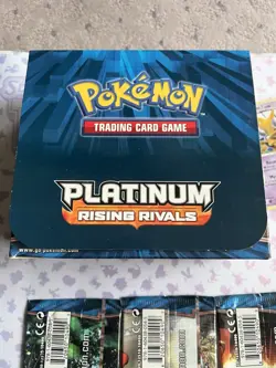 Platinum Rising Rivals Pokemon TCG 2009 Lot Empty Booster Box Packs 155 Cards NM - Image 2