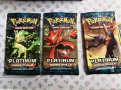Platinum Rising Rivals Pokemon TCG 2009 Lot Empty Booster Box Packs 155 Cards NM - Image 3