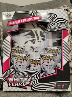 Pokemon TCG Scarlet and Violet Binder Collection 2 White Flare & 1 Black Bolt - Image 4