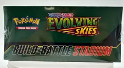Auction #5 Pokemon SWSH Evolving Skies Build & Battle Stadium Box SEALED - Image 3