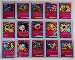 [15] MASTER BALL AMULET OF HOPE 2024 POKEMON TEMPORAL FORCES ACE SPEC Q0847 - Image 1