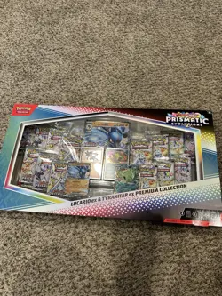 Prismatic Evolutions Lucario ex & Tyranitar ex Premium Collection (Sam's Club) - Image 1