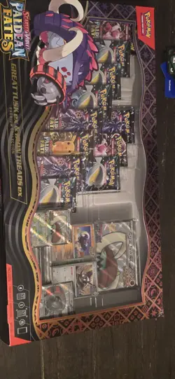 SALE Pokemon TCG Paldean Fates Great Tusk & Iron Treads Premium Collection - Image 1