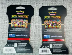 Pokemon TCG NEW Mega Evolution FACTORY SEALED Sleeved Booster Pack X2 RESERVE! - Image 2