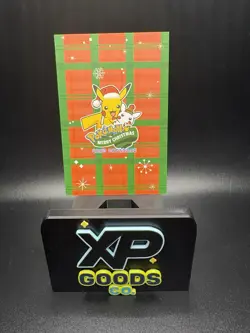 Pikachu Mewtwo Poncho Gold Cracked Ice Holo Pokemon TCG - Image 2