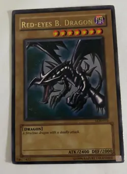 Yu-Gi-Oh! - Legends of Blue Eyes White Dragon Red-Eyes B. Dragon 2002 LOB-070 - Image 4