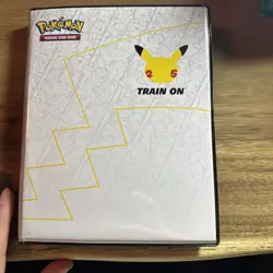 Pokemon TCG First Partner 25th Anniversary Jumbo Binder Set Of 38 Total Cards - Image 1