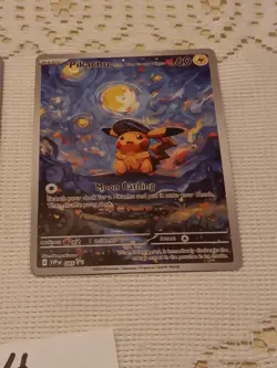 2 Starry Night Pokemon x Van Gogh Promo Card - Image 3
