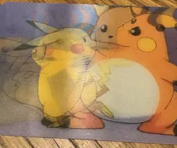 Pokemon Pikachu Raichu 3D Lenticular Promo Card Viz Video Pioneer PIKA-0030D/DVD - Image 3