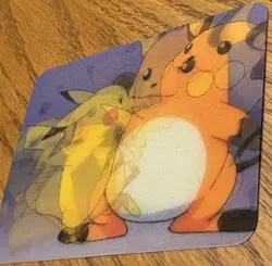 Pokemon Pikachu Raichu 3D Lenticular Promo Card Viz Video Pioneer PIKA-0030D/DVD - Image 4