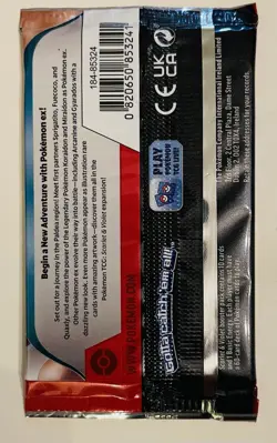 Pokemon Scarlet and Violet Booster Pack English Sealed 10 Cards /Random Pack Art - Image 2