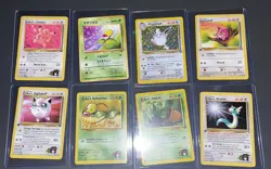 Pokemon 8 Card Lot - Vintage WOTC Sets 1st Edition, Rare, Holo Rare, Shadowless - Image 1