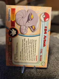 Arbok #24 - Pokemon Topps Series BLACK Logo - Foil Holo Card - Vintage - NM - Image 2