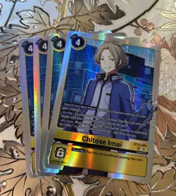 Digimon Card Game Playset Chitose Imai BT23-081 SR BT23 Hackers Slumber - Image 1