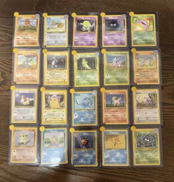 NM/Mint 1999 Pokemon TCG Base Set Unlimited Set/Lot of 63 Different Cards WOTC - Image 3