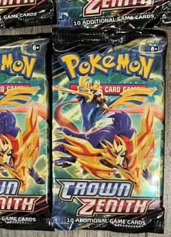 Pokemon Sword & Shield Crown Zenith 36 Booster Packs Lot TCG Cards - Image 2