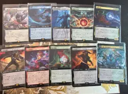 MTG Magic the Gathering Final Fantasy Lot Of 10 Borderless Cards AUC 2 - Image 1