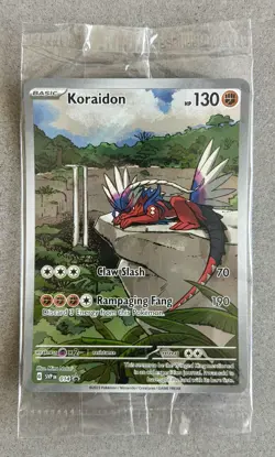 Pokemon Sealed Koraidon 14 SV Scarlet Violet Promo Card Black Star Promo New - Image 1