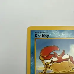 Krabby 51/62 1st Edition Fossil 1999 Pokemon Card WotC - NM - Image 2