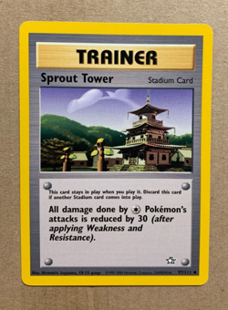 Sprout Tower 97/111 Neo Genesis - Uncommon Pokemon Card - EXCELLENT - Image 1
